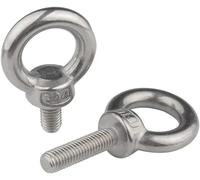 KRXSOBNV, 2PCS,304 Stainless Steel Marine Lifting Eye Screws Ring Loop Hole for Ca,Expansion Screws(M10x50mm)