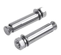 KRXSOBNV, 2PCS,Expansion Bolts M8x60mm Wall Concrete Brick Expansion Screws Closed Hook Anchor Bolts,Expansion Screws(M8x80mm)