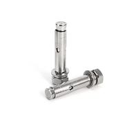 KRXSOBNV, 2PCS,M6 M8 M10 304 Stainless Steel Expansion Screw Hoisting Expansion Bolt External Hexagon Reduction Belt Built-in Tension,Expansion Screws(M8x120mm)
