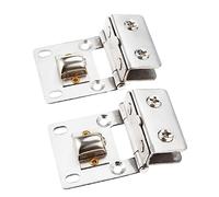 KRXSOBNV, 2Pcs Stainless Steel Bathroom Gate Clamp Bathroom Clamp Clip Wall Mount Clamp Cabinet Glass Clamp for 5-8mm Thick Glass Glass Hinge,Hinges
