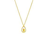 KRXSOBNV, 316L Stainless Steel Cute Fruit Avocado Pendant Necklace For Women Fashion Clavicle Chain Jewelry Party Collier Femme,Necklaces