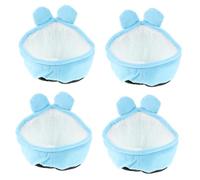 KRXSOBNV, 4pcs Hamster Cotton Nest Pet Hiding Place Ferret Bed House Chinchilla Winter Small,Pet House