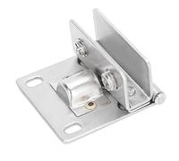 KRXSOBNV, 90 Degree Shower Door Hinges Stainless Steel Bathroom Clamp Punch-Free Clamp Clip Bracket S Unilateral Clip Glass Hinge,Hinges