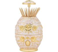KRXSOBNV, Automatic Toothpick Holder Hand Press Type, Retro r Bottle Zinc Alloy Toothpick Case for Kitchen Hotel Boxes ,Toothpick Holder