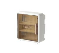 KRXSOBNV, Cable Management Box Multifunctional Wall Mounted Perforation-free Set-top Box Wire Light Cat Organizer Box Light Luxury Shelving Cable Tidy Box,WiFi Organiser