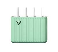 KRXSOBNV, Cable Management Box Plastic Network Cable Sorting Box Wear-resistant Wire Cable Storage Case WiFi Router Container Save Space Cable Tidy Box,WiFi Organiser(Green)