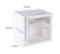 KRXSOBNV, Cable Management Box Power Plug Wire Storage Box Wire Storage Box Rack Home Office Cable Protective Shell Cable Tidy Box,WiFi Organiser(White)