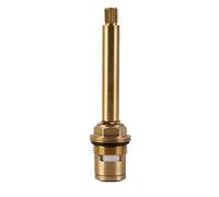 KRXSOBNV, Ceramic Stem Disc Cartridge Insert Gland Faucet Valve Quarter Turn 1/2" Brass Valves for Bathroom Kitchen Tap,Faucet Valves(Red+Blue)