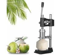 KRXSOBNV, Commercial Manual Coconut, Adjustable Opener Tool, Punch Hole for Fruit Shop Home,Coconut Opener(Black)