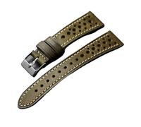 KRXSOBNV, Compatible With Antique Watchband Breathable Style First Layer Cowhide Leather, Handmade Men's Strap,Watch Strap(Maroon,20mm)