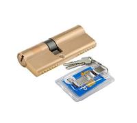 KRXSOBNV, Cylinder Biased Lock Entrance Brass Door Lock Lengthened Core Extended Keys Cylinder Lock,Cylinders(75mm)