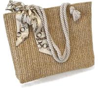 KRXSOBNV, Fashion Summer Beach Bag Straw Woven Underarm Shoulder Bags For Women Casual Silk Scarf Ladies Large Capacity Shopping Handbags Bags ，Women's Bags