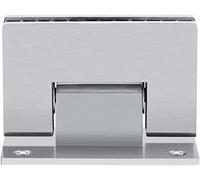 KRXSOBNV, Furniture Hardware Soft Close Cabinet Hinge Accessories, Stainless Steel Shower Glass Door Hinges, 90 Degree Glass Clips, Bi- Directional Wall to Glass Fra,Glass Hinges