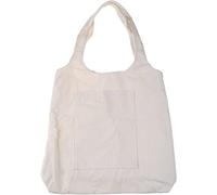 KRXSOBNV, High Capacity Women Corduroy Tote Lady Casual Shoulder Bag Foldable Reusable Shopping Beach Striped Cluth Soft Crossbody ，Women's Bags(Khaki)