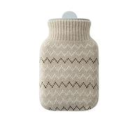 KRXSOBNV, Hot Water Bottle Injection Water Explosion-Proof Hand Warmer Portable Winter Student Warm Water Bag/Pink,Hot Water Bag(Light Gray)