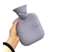 KRXSOBNV, Hot Water Bottle Wide Opening Comfortable Multipurpose Classic Hot Water Bag Hand Feet Warmer for Neck Shoulder Pain Relief,Hot Water Bag(Purple)