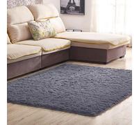 KRXSOBNV, Luxury Fluffy Shag Lounge Area Rug Non Shedding Dense Rugs Soft Touch Chic Traditional Ideal For Living Room,Bedroom ,Carpets(Gray,160x230)