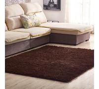 KRXSOBNV, Luxury Fluffy Shag Lounge Area Rug Non Shedding Dense Rugs Soft Touch Chic Traditional Ideal For Living Room,Bedroom ,Carpets(Brown,140x200)