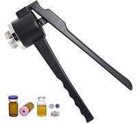 KRXSOBNV, Manual Aluminum Plastic Cap Crimper Bottle Capping Tool,Hand Held Capping,Flip Off Vial Crimper Bottle Cap Crimping Tool,Small Bottle Sealer(11MM)