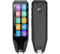 KRXSOBNV, Multifunction Voice Translation Pen 134 Language Translator Pen Offline Translation Pen Intelligent Dictionary Pen White,Translators(Black)