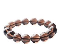 KRXSOBNV, Obsidian Natural ice Bead Bracelet 12mm Bangle With Certificate,Obsidian bracelet