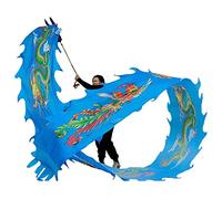 KRXSOBNV, Outdoor Spring Outing Backyard Playing Fiberglass Handsticks + Travel Bag! Outdoor Park,Dragon Dance Ribbons(6m/20f)