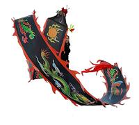 KRXSOBNV, Outdoor Spring Outing Backyard Playing Fiberglass Handsticks + Travel Bag! rave accessories,Dragon Dance Ribbons(10m/33ft)