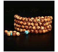 KRXSOBNV, Premium Thuja Beaded Bracelet Necklace 108 Mala Buddha Beads for Men Women Prayer Meditation, Rosary Bracelets