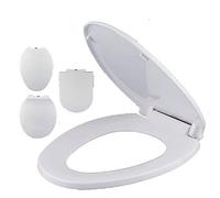 KRXSOBNV, Resistant Toilet Lid for O/V Shape Toilet,.1~,Toilet seat(39.1~41.6 * 36.3cm)