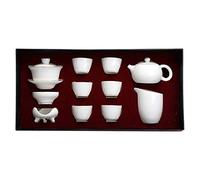 KRXSOBNV, Simple Modern Home Ceramic Tea Set Set Water Ripple Tea Set Complete Set of White Porcelain Small Gift Set,Teacups and saucers
