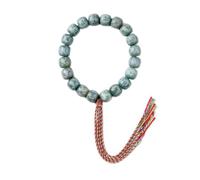 KRXSOBNV, Six Character Mantra Bodhi Root Beads Bracelets, Exquisite Buddhist Hand-Holding Rosary for Meditation Mala Chanting 11 * 12Mm, Rosary Bracelets