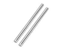 KRXSOBNV Stainless steel round rod, 2Pcs Stainless Steel Round Rod Solid Shaft Rods Diameter 16Mm(16Mm*100Mm)