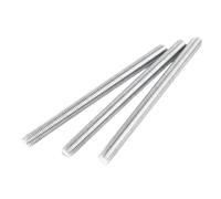 KRXSOBNV, Threaded Bar Studs, 10pcs/lot Stainless steel full thread rod threaded bar M3 M4 M5 M6,Threaded Rods(M6x50mm)