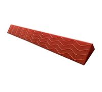 KRXSOBNV Threshold ramp, Ramps for Wheelchairs for Home with Anti-Slip Wave Stripes & Nail-Free Installation for Toy Cars, Trolleys(Red,2cm)