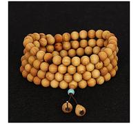 KRXSOBNV, Thuja Beaded Bracelet Necklace 108 Buddha Beads Unisex Rosary for Mala Prayer Meditation, Rosary Bracelets