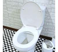 KRXSOBNV, Toilet Seat Big-Slow Down Ultra Resistant Toilet Lid for O/V/U Shape Compatible Toilet Seat,Toilet seat(Wit)