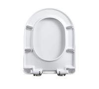 KRXSOBNV, Toilet Seat Slow Close Toilet Lid Toilet Covers D Shape Toilet Seat Top Fix Adjustable Hinges Seat Quick Release Loo,Toilet seat