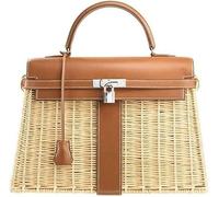 KRXSOBNV, Travel Top-Handle Main Women's Fashion Bag Crossbody Totes Bags Handmade Bamboo Flap Handbag Bags ，Women's Bags(32X10X26CM)