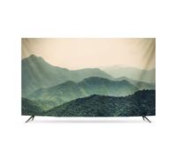 KRXSOBNV TV Cover, 32-80 Inch Screens Soft Polyester Fabric Televisions Screen Protector Landscape Painting Living Room(Mountain4,49-52inch)
