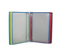 KRXSOBNV, Wall Mount Reference and Display System, with 10 Pockets , 20 Sheet Capacity Universal , A ,Document Holders(Multi Coloured)