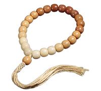 KRXSOBNV, Weathered Bodhi Root Beaded Bracelet Gradient Color Bodhi Hand-Holding Rosary for Men Women Prayer Meditation, Rosary Bracelets