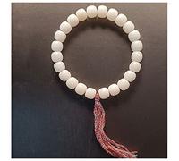 KRXSOBNV, White Jade Bodhi Root Beaded Bracelet Handmade Tassel Hand-Held Buddha Bead Formeditation Prayer (Color : I) (Color : G), Rosary Bracelets(Onecolor)