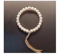 KRXSOBNV, White Jade Bodhi Root Beaded Bracelet Handmade Tassel Hand-Held Buddha Bead Formeditation Prayer (Color : I) (Color : G), Rosary Bracelets(Jade)