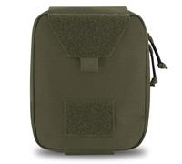 KRYDEX GEAR Tactial Large Rip Away Medic Pouch Quick Release MOLLE Outdoor Emergency First Aid Kit Bag Trauma IFAK Medical Pack (Ranger Green)