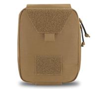 KRYDEX GEAR Tactial Large Rip Away Medic Pouch Quick Release MOLLE Outdoor Emergency First Aid Kit Bag Trauma IFAK Medical Pack (Coyote Brown)