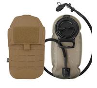 KRYDEX GEAR Tactical 1.5L 50oz Hydration Bladder Pouch Low Profile Hydra Carrier MOLLE Water Pack (Coyote Brown)