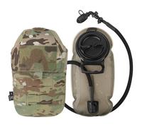 KRYDEX GEAR Tactical 1.5L 50oz Hydration Bladder Pouch Low Profile Hydra Carrier MOLLE Water Pack (MC)