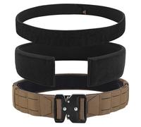 KRYDEX GEAR Tactical Belt 2 Inch with Quick Release Heavy Duty Molle Belt Combat Belt for Men (Coyote Brown, M)
