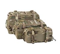 KRYDEX GEAR Tactical Packing Cubes, 3PCS Travel Luggage Organiser Bags Compression Suitcase Essential Bag Outdoor Large Capacity Mesh Storage Bag