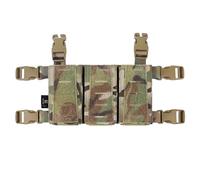 KRYDEX GEAR Tactical Triple Magazine Pouch, Placard .223 5.56 Mag Pouch Panel with Insert Holder